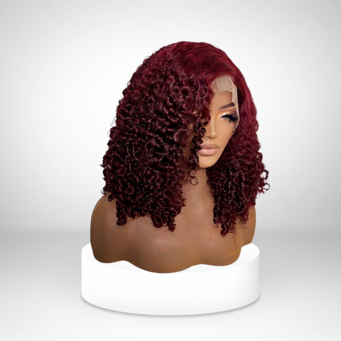 Perfectly Drawn© Wine Red Wig